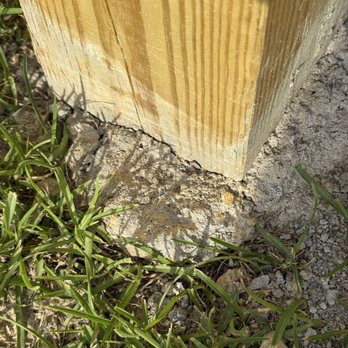 Zini & Son - Concrete not cleaned up before it dried - Tree Services Near Me