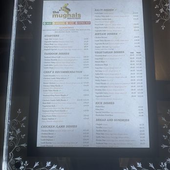 Mughal - Menu - Indian Near Me - London, XGL