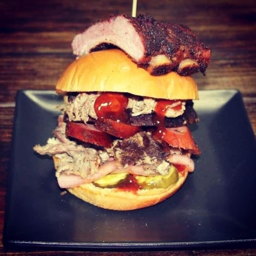 Southern Drawl Barbecue - Chuckwagon half pound Brisket sandwich! - Caterers Near Me - Lewisville, Texas
