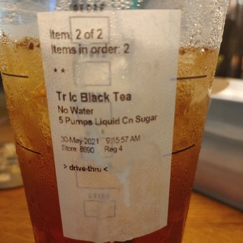 Starbucks - a drink in a plastic cup - Coffee & Tea Near Me - Carmel, Indiana