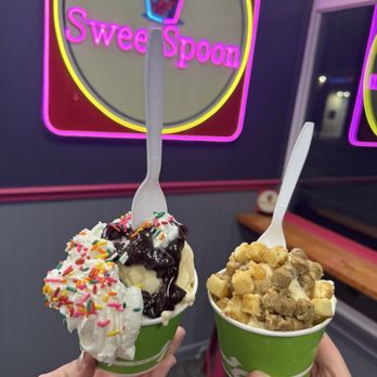 Sweet Spoon - made my own sundae (left) - Ice Cream & Frozen Yogurt Near Me - Brighton, Massachusetts Sweet Spoon - made my own sundae (left) - Ice Cream & Frozen Yogurt Near Me - Brighton, Massachusetts