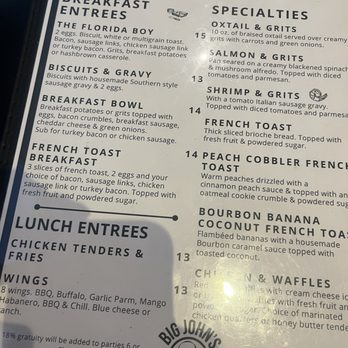 Big John's Eatery - Menu - Breakfast & Brunch Near Me - West Palm Beach, Florida Big John's Eatery - Menu - Breakfast & Brunch Near Me - West Palm Beach, Florida
