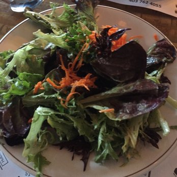 Grizzly House - House salad - Fondue Near Me - Banff, Alberta Grizzly House - House salad - Fondue Near Me - Banff, Alberta