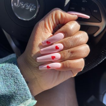 King Nails Royal Oaks - Valentines days nails - Nail Salons Near Me - Houston, Texas