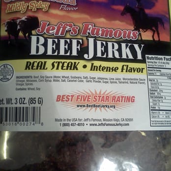 Jeff's Famous Jerky - Specialty Food Near Me - Big Bear Lake, California