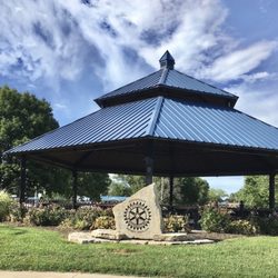 Fairground Park - This central, large gazebo is one of several covered picnic pavilions in the park.