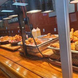 Serving buffet