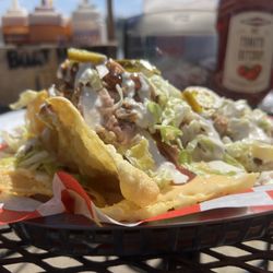 Boathouse BBQ - Pulled pork nachos