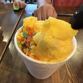 Snowdaes - Mango shaved snow - Desserts Near Me - Lowell, Massachusetts