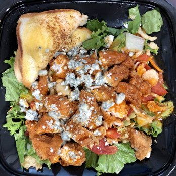 Zaxbys - The Blue Zalad with Buffalo Tongue Torch Chicken - Chicken Wings Near Me - Orlando, Florida