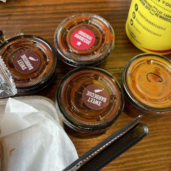 Dickey's Barbecue Pit - We could choose 2. All were tasty. - Barbeque Near Me - Dundee, Michigan