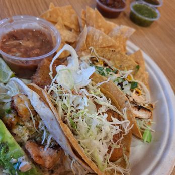 Rubio's Coastal Grill - The Coastal Trio w/ Chips & Beans - Mexican Near Me - Santa Ana, California