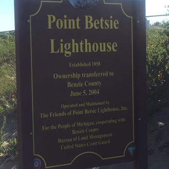 Betsie Pointe Lighthouse - Sign - Landmarks & Historical Buildings Near Me - Frankfort, Michigan