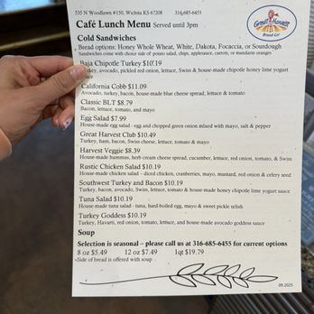 Great Harvest Bread - Menu - Bakeries Near Me - Wichita, Kansas Great Harvest Bread - Menu - Bakeries Near Me - Wichita, Kansas
