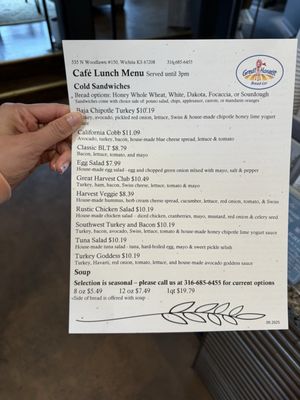 Menu photo 2 Great Harvest Bread Wichita, KS Menu photo 2 Great Harvest Bread Wichita, KS