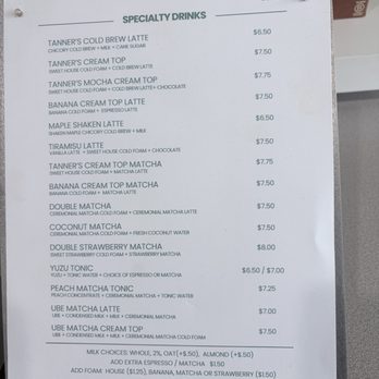 Tanner's Coffee - Menu - Coffee & Tea Near Me - La Mirada, California Tanner's Coffee - Menu - Coffee & Tea Near Me - La Mirada, California