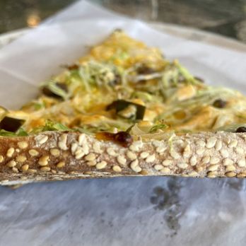 SliceWorks - With the sesame seed bun, I mean crust - Pizza Near Me - Glastonbury, Connecticut SliceWorks - With the sesame seed bun, I mean crust - Pizza Near Me - Glastonbury, Connecticut