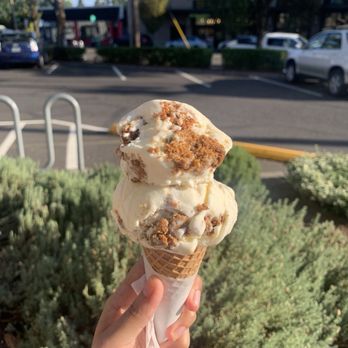 Cloud City Ice Cream - Better Than Therapy - regular scoop on a complimentary sugar cone - Ice Cream & Frozen Yogurt Near Me - Portland, Oregon Cloud City Ice Cream - Better Than Therapy - regular scoop on a complimentary sugar cone - Ice Cream & Frozen Yogurt Near Me - Portland, Oregon