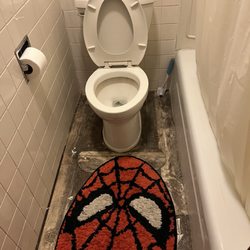 Minden Midtown Motel - This is the bathroom. We arrived late in the night. I thought this was a real nice touch. We are headed out to a truck stop to shower...