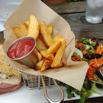 Cooper's on 5th - 1/2 Brooklyn wedge fries and salad with basalmic. All were delish! - New American Near Me - West Des Moines, Iowa Cooper's on 5th - 1/2 Brooklyn wedge fries and salad with basalmic. All were delish! - New American Near Me - West Des Moines, Iowa
