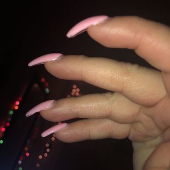 Serenity Spa Nails - Pointer nail looks like a bird beak - Nail Salons Near Me - Houston, Texas