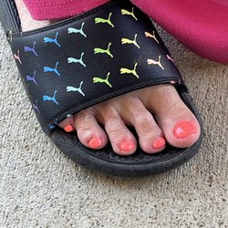 Gel pedicure perfect for Mexico!!