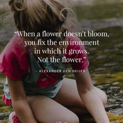 Parents need to alter their behaviors rather than expecting the child to make all of the adjustments.