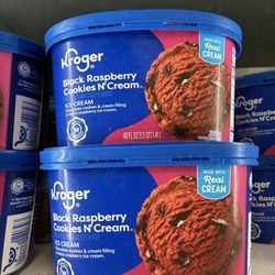 Kroger Food Stores - Black Raspberry Cookies N' Cream?? What?!?!?