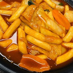 Spicy rice cake