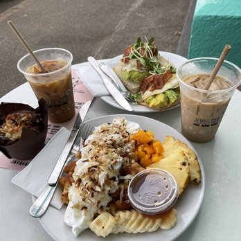Java Kai Kauai - Tropical Waffles, must try!!!! - Breakfast & Brunch Near Me - Kapaa, Hawaii