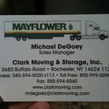 Clark Moving & Storage - Business card - Movers Near Me - Rochester, New York Clark Moving & Storage - Business card - Movers Near Me - Rochester, New York