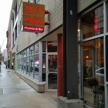 Need Pizza - Located on second street, parking is scarce.  Love the large windows though - Pizza Near Me - Cedar Rapids, Iowa