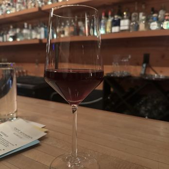 Cafe Hitchcock - 15 glass of wine - New American Near Me - Bainbridge Island, Washington