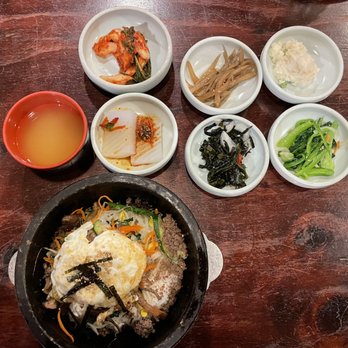 Yechon - Banchan. The kimchi is made in house and it's wonderful. Sometimes they have spicy braised tofu that's fantastic, too. - Korean Near Me - Annandale, Virginia