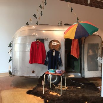 Visvim Exposition - Vintage 1950's Airstream trailer - Shoe Stores Near Me - Los Angeles, California