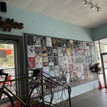 Aurora Coffee - a bicycle parked in front of a coffee shop - Coffee & Tea Near Me - Atlanta, Georgia