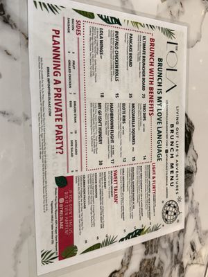 Menu photo 1 The Lola Glendale, AZ