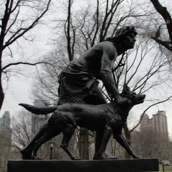 Central Park Conservancy - Man and his dog - Parks Near Me - New York, New York