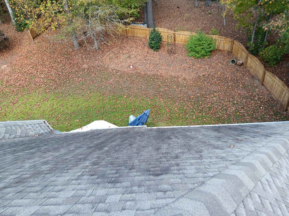 Slide of Drain rite gutter cleaning