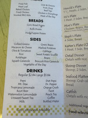 Menu photo 3 Steph's Southern Soul Restaurant Dade City, FL