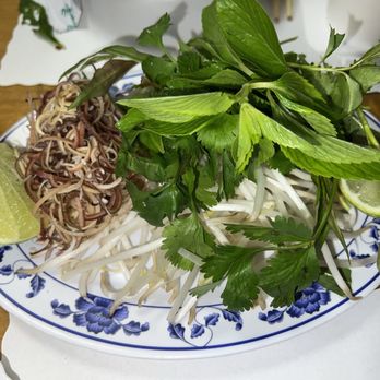 Huong Giang Restaurant - Veggies for the bbh - Vietnamese Near Me - Westminster, California