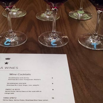 VARA - Balloon Fiesta Park - Wine flight and menu - Wine Tasting Room Near Me - Albuquerque, New Mexico VARA - Balloon Fiesta Park - Wine flight and menu - Wine Tasting Room Near Me - Albuquerque, New Mexico