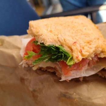 Panera Bread - Bacon Turkey Bravo with an extra ingredient...paper - Sandwiches Near Me - Bronx, New York