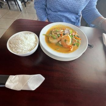 Siam Sapp - Panang Curry with shrimp - Thai Near Me - Hurricane, Utah