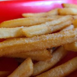 Gotcha Burger - Oversalted fries... inedible. I tossed them