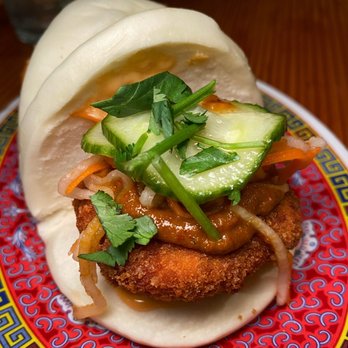 Mecha Noodle Bar - Crispy coconut shrimp bao - Noodles Near Me - New Haven, Connecticut