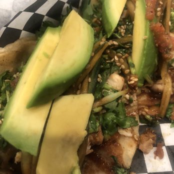 Bom Bom Grill - Chicken Chicken Bom Bom Tacos again! - Asian Fusion Near Me - Bellflower, California