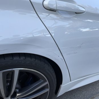 Dent Evo - Damage being discovered. - Mobile Dent Repair Near Me - Upland, California