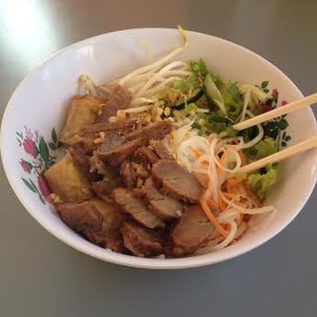 Viet Sub - Bun Thit Nuong (rice vermicelli with "honey glazed pork") - Vietnamese Near Me - Roanoke, Virginia Viet Sub - Bun Thit Nuong (rice vermicelli with "honey glazed pork") - Vietnamese Near Me - Roanoke, Virginia
