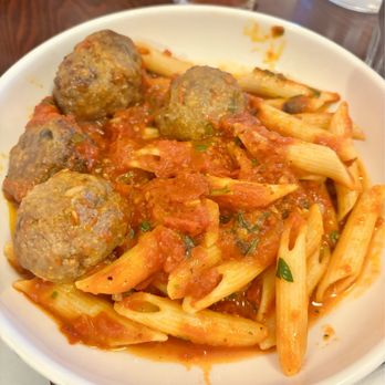 Fuzi Pasta Co - Penne marina with meatballs - Pasta Shops Near Me - Fresh Meadows, New York